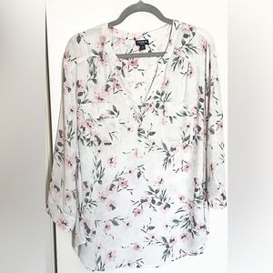 Torrid Harper pullover 3/4 sleeve blouse